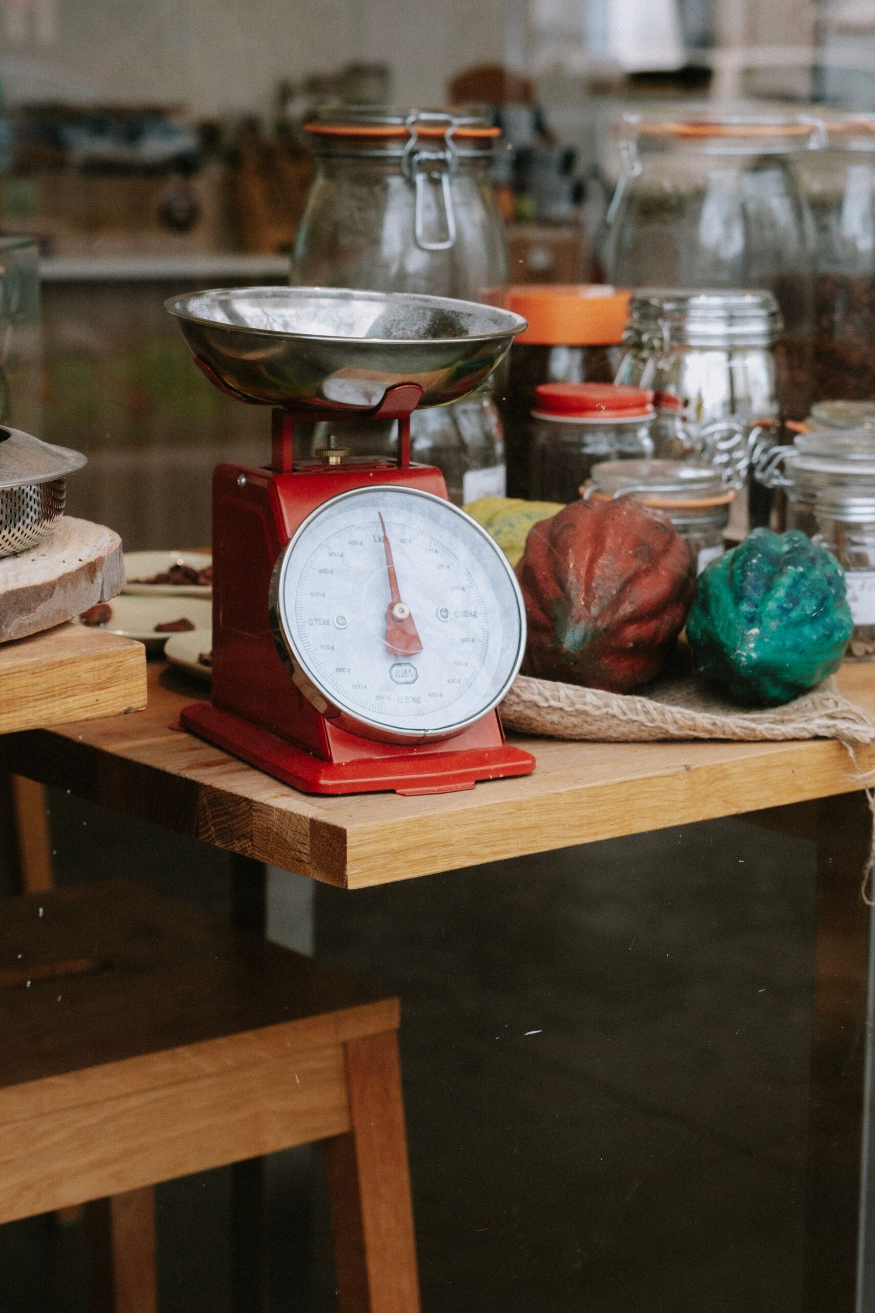 Vintage food scales